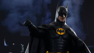 Illustration for article titled This Batman Toy Has Articulated Eyeballs, Because He Can't Turn His Head
